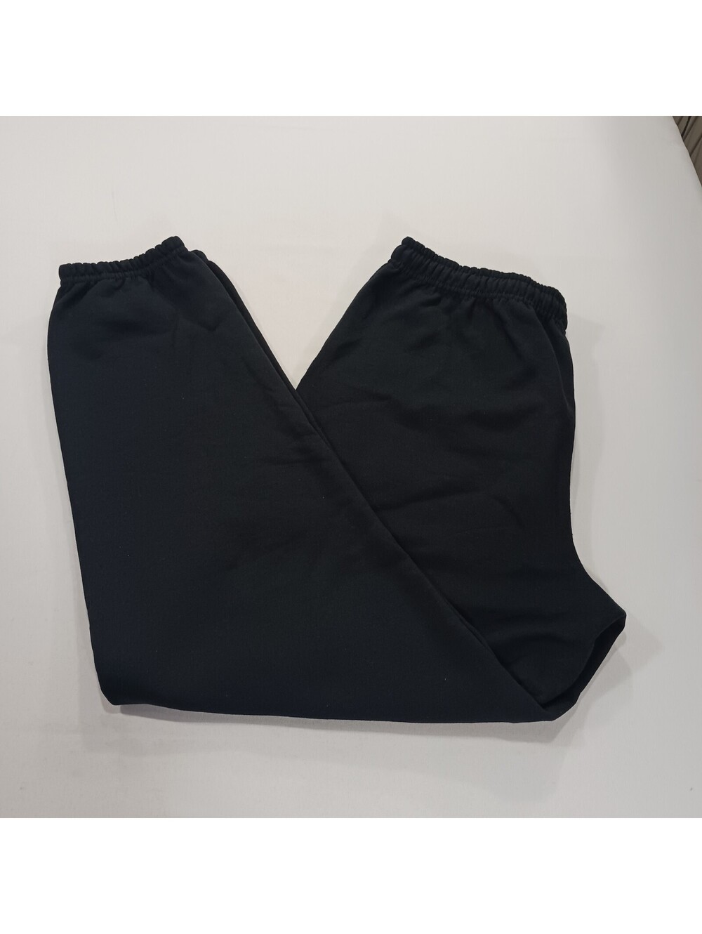 Gildan Knights Circle Men's Black Elastic Waist Jogger Pants Size L (32×30)